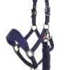LeMieux Vogue Fleece Headcollar & Leadrope Set - Ink Blue/Navy -Equestrian Sale Store vogueinkrdy