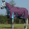 Weatherbeeta Essential Combo Neck Medium - Grape/Blue -Equestrian Sale Store wb combo grape 1rdy