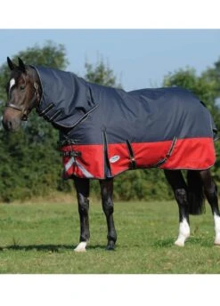 Weatherbeeta Plus Dynamic II Detach-A-Neck Medium - Black/Red/Silver