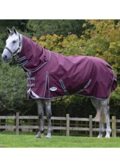 Weatherbeeta ComFITec Plus Dynamic II Detach-A-Neck Medium/Lite - Maroon/Grey/White