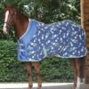 Weatherbeeta Fleece Cooler Standard Neck - Raccoon Print -Equestrian Sale Store wbstandardcoolerraccoon2rdy