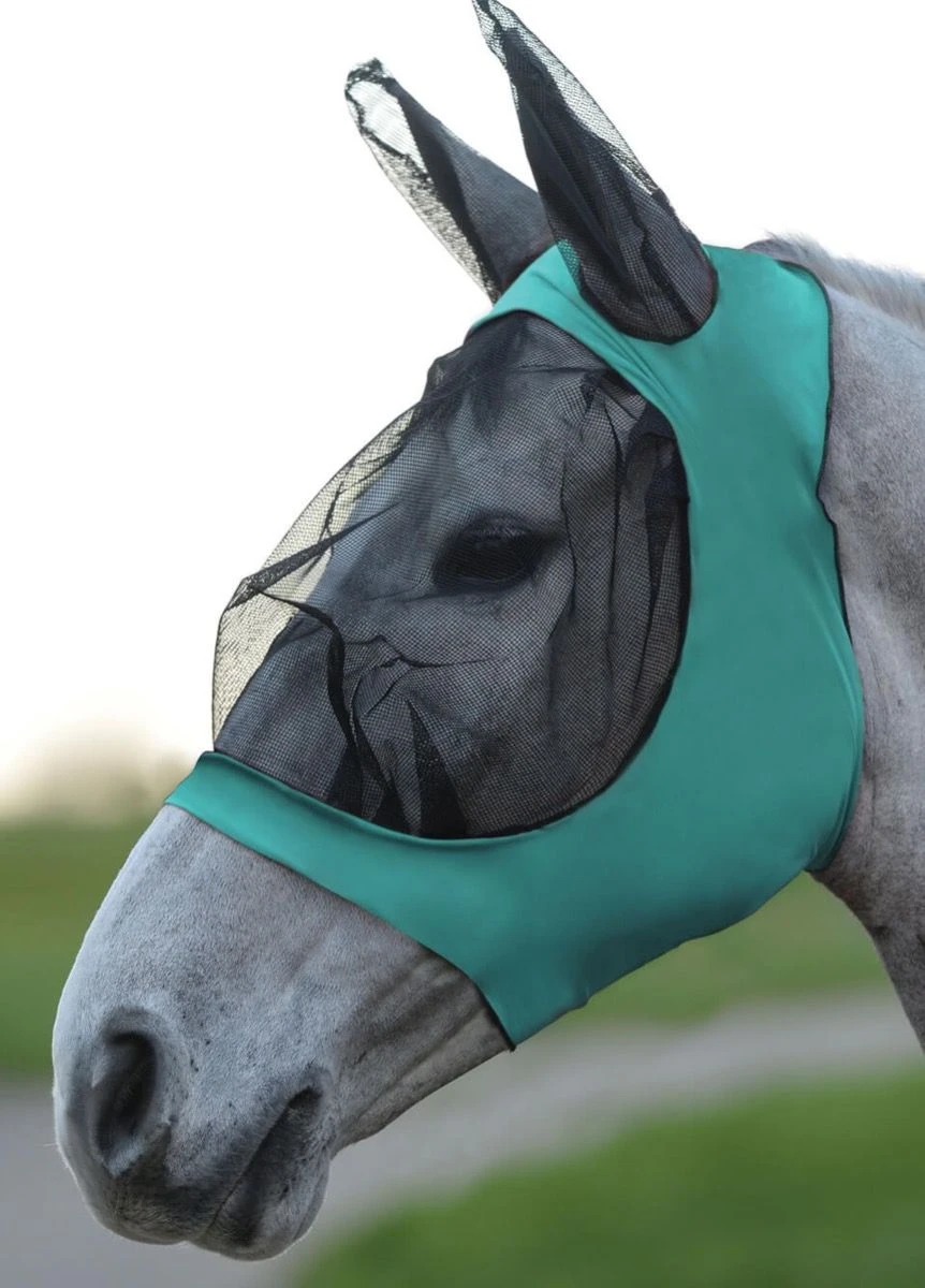 Weatherbeeta Stretch Eye Saver With Ears - Turquoise 3 Weatherbeeta Stretch Eye Saver With Ears - Turquoise