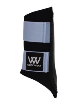 Woof Wear Club Brushing Boots - Black/Porcelain
